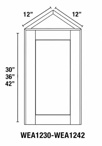 [SW_WA1230] Wall Angle Cabinet 12"W 30"H