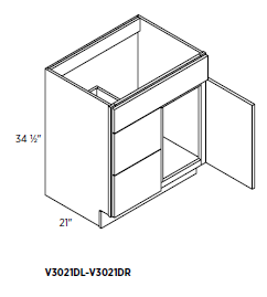 Vanity Sink Drawer Right