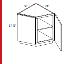 Base Angle Cabinet 24"