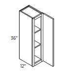 Wall Cabinet 9"W 36"H