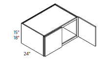 Wall Cabinet 36"W 18"H 24"D
