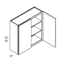 Wall Cabinet 36"W 30"H