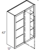 Wall Blind Cabinet 30"W 42"H