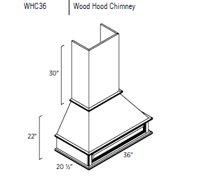 Wood Hood 36"