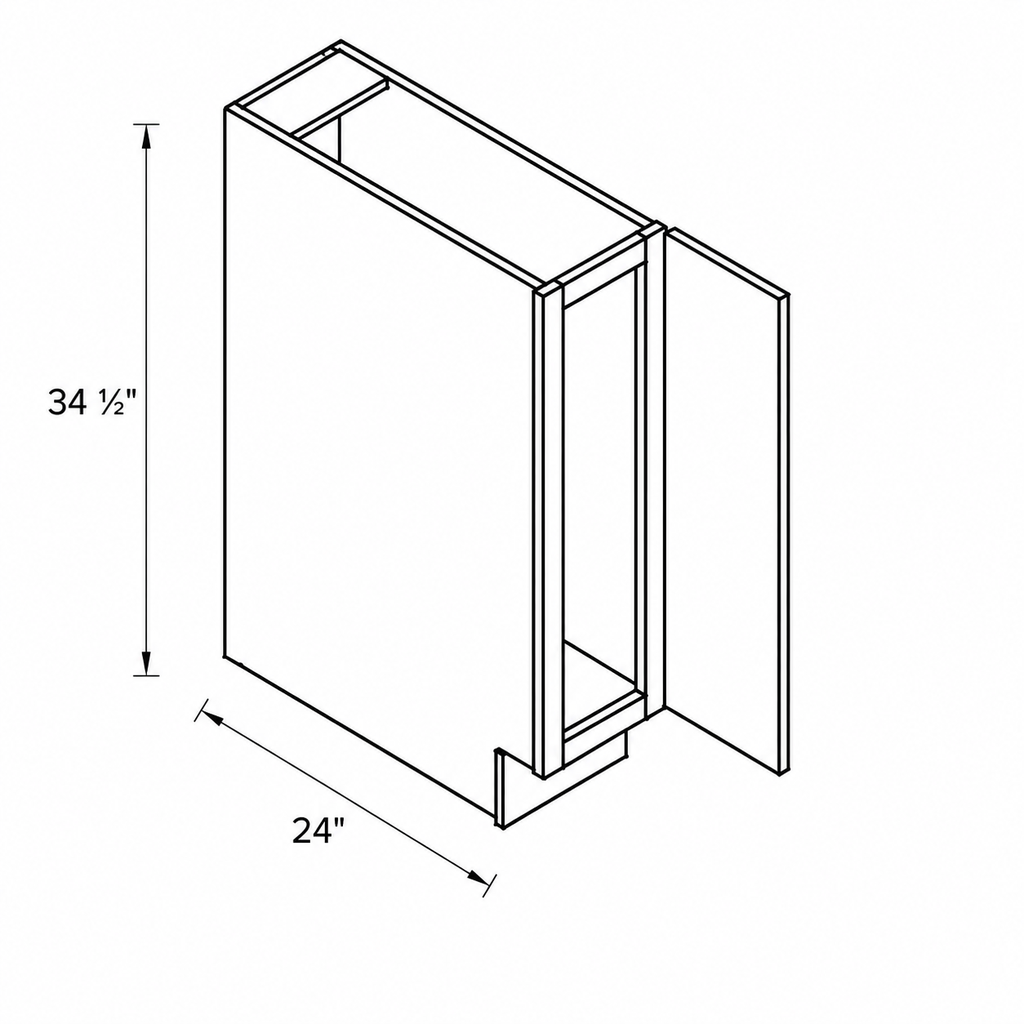 Base Cabinet 9" Full Height