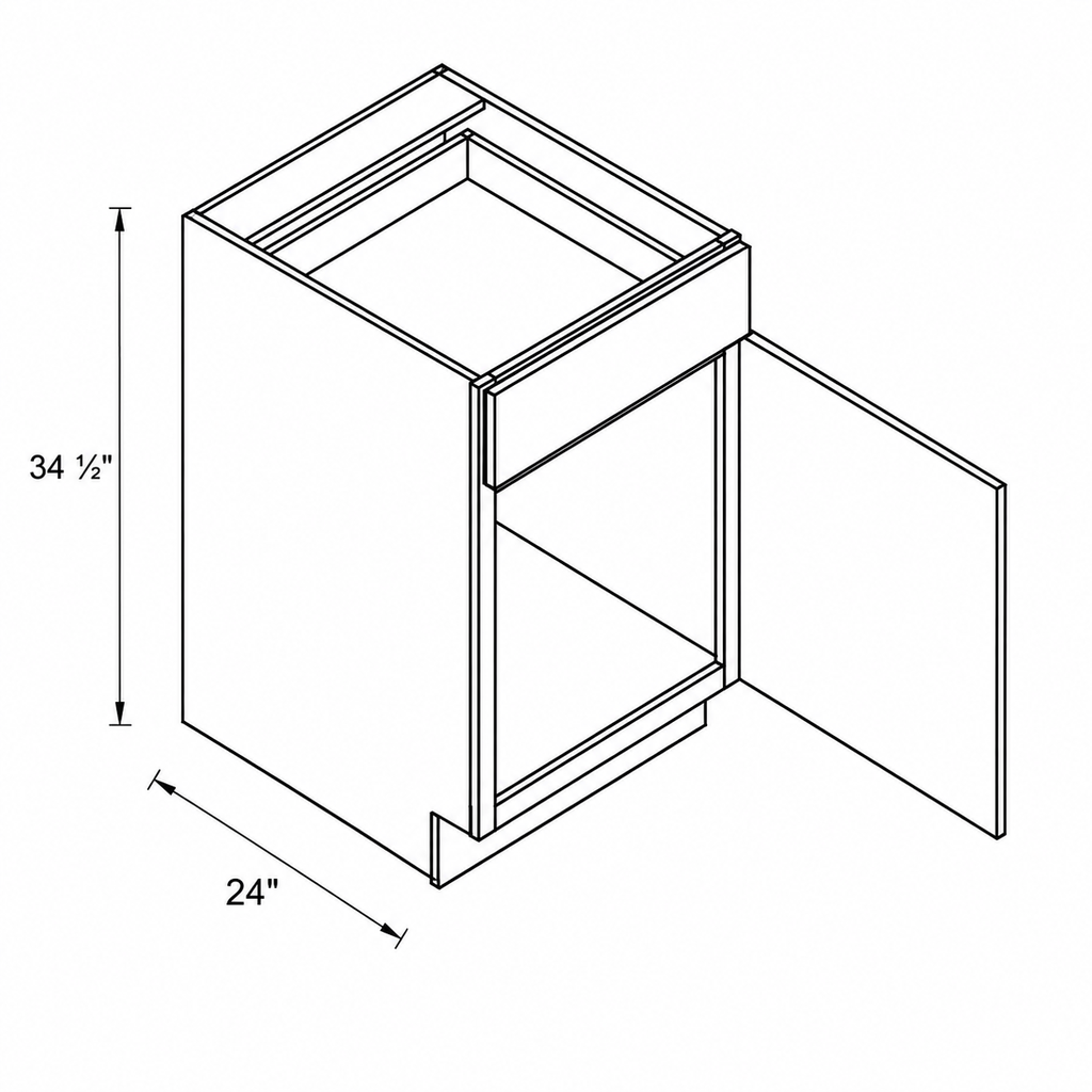 Base Cabinet 21"