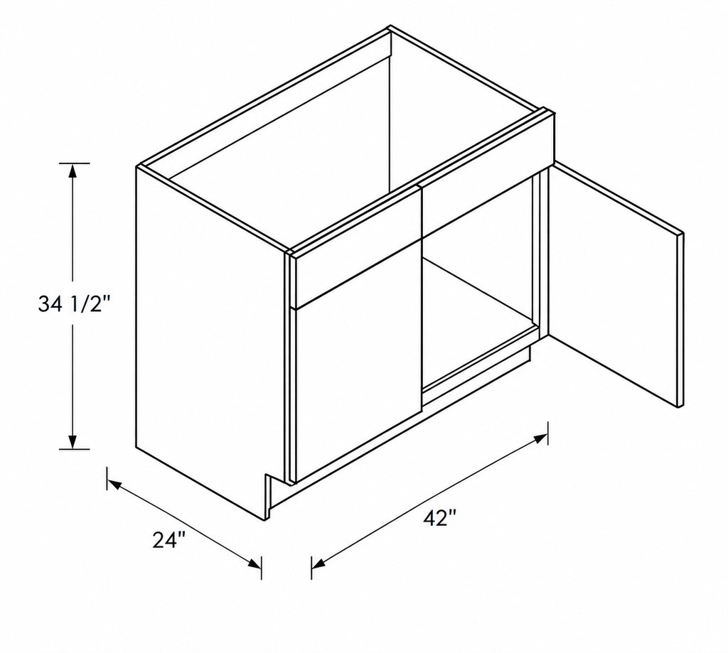 Sink Base Cabinet 33"
