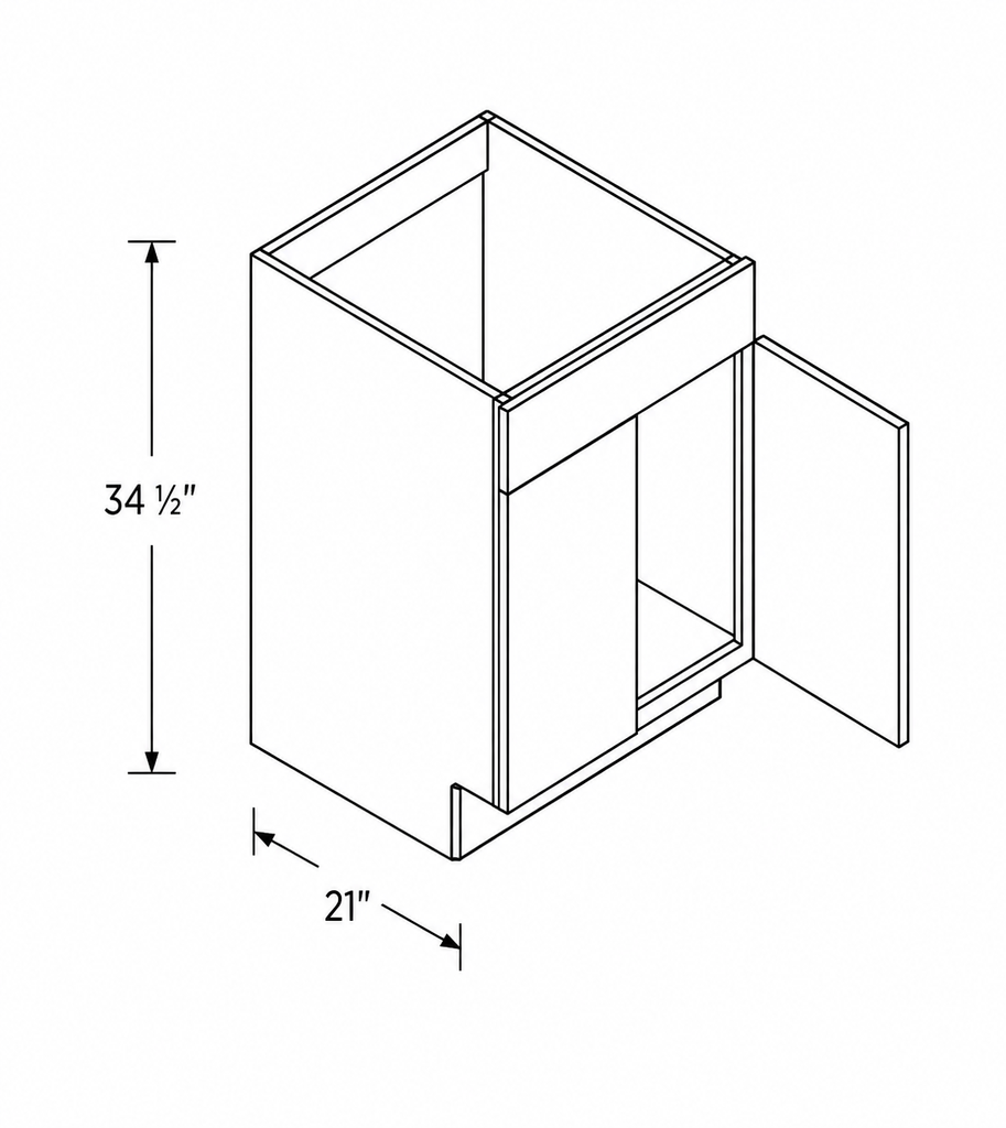 Vanity Sink Base Cabinet 30"
