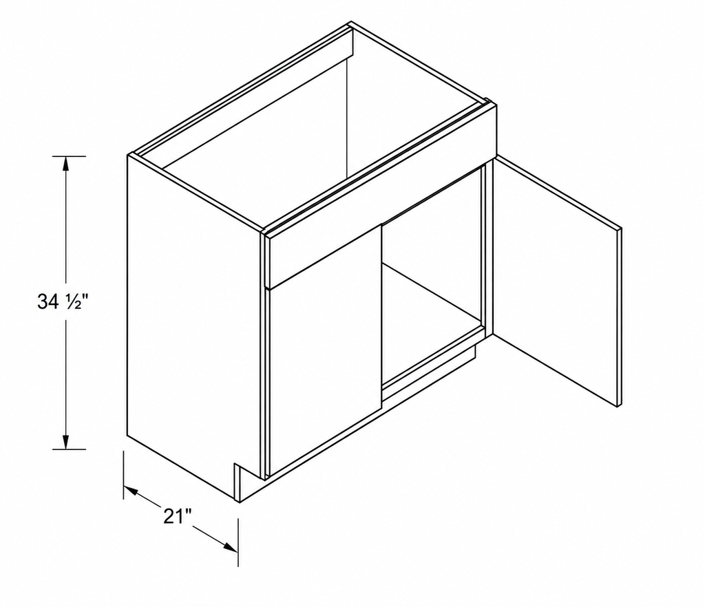 Vanity Sink Base Cabinet 36"