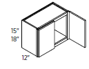 Wall Cabinet 24"W 18"H
