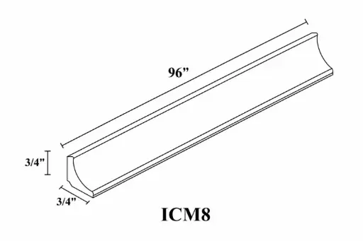 [SW_ICM8] Inside Corner Molding