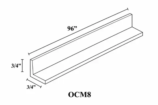 [SW_OCM8] Outside Corner Molding
